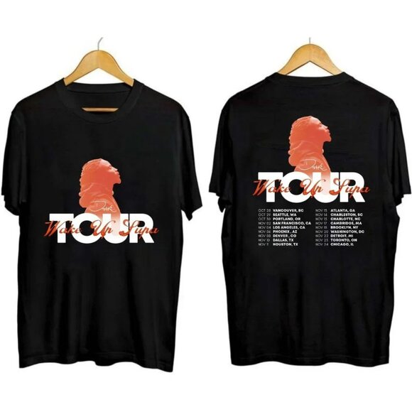 D Smoke Wake Up Supa Tour T-Shirt Conscious Rap Tour Tee Hip Hop Streetwear 91 - Picture 1 of 5